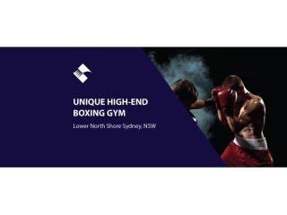 UNIQUE HIGH-END BOXING GYM (LOWER NORTH SHORE SYDNEY) BFB0619