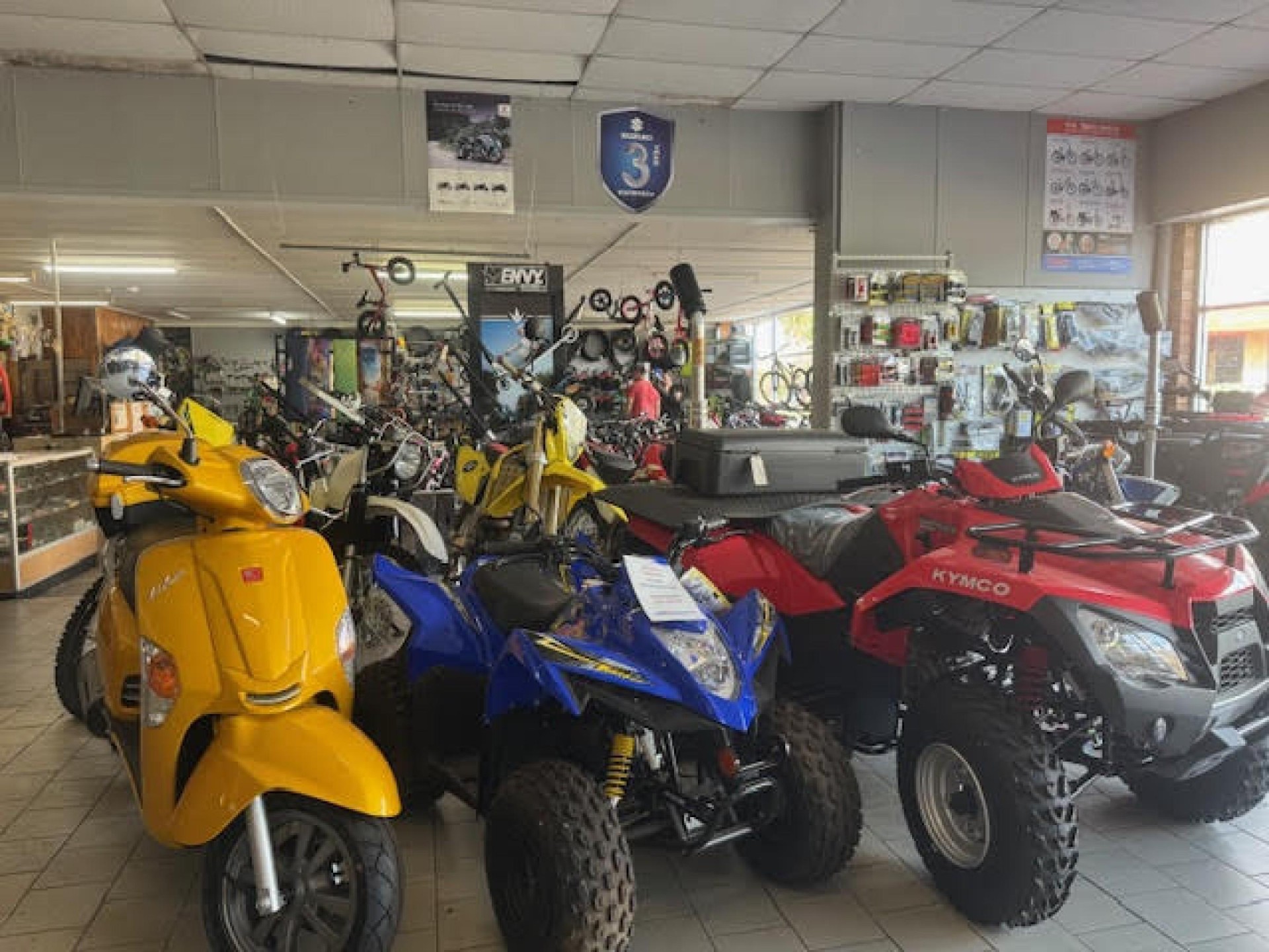 Motorcycles Bicycles Scooters Lawn 657237 1