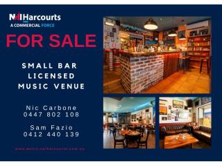 UNDER OFFER - Small Bar & Cafe Licensed Premises also suitable for Karaoke & Live Entertainment!