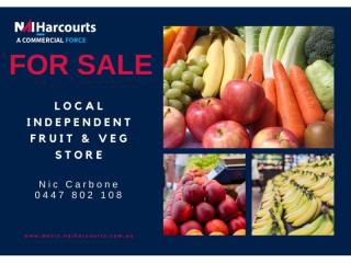 Independent Fruit and Veg Business For Sale