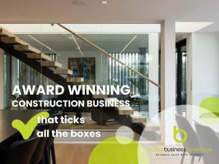 Innovative Construction Business - A Market Leader with Future Growth Potential