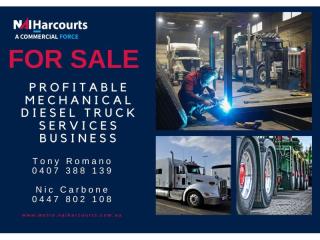 Profitable Mechanical Diesel Truck Services Business