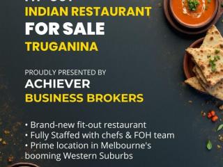 Brand New Fit-out Restaurant Indian Restaurant For Sale – Truganina
