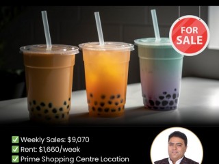 Bubble Tea Kiosk - Busy Shopping Centre - Under Management