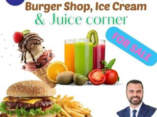 Burger Ice cream Juice shake business for sale Casey area