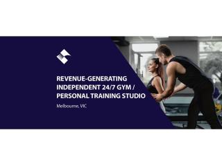 REVENUE-GENERATING INDEPENDENT 24/7 GYM/PERSONAL TRAINING STUDIO (MELBOURNE) BFB3112