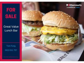 Great Value Lunch Bar for Sale