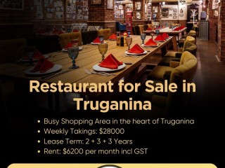Popular Indian Restaurant for Sale in busy Truganina Location - Priced to Sell Fast