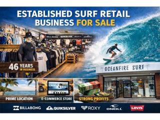 Established Coastal Surf Retail Business 46 Year Legacy | Retail + Online