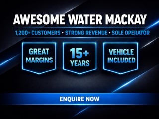 Awesome Water Mackay – >1,200 Customers | Recurring Revenue | Sole Owner‑Operated | $200,000