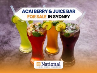 Superb Acai Berry & Juice Bar for Sale | Easy Operation