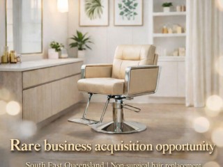 Established Non-Surgical Hair Replacement Studio - SEQLD - $300,000 + Stock