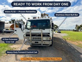 Turnkey Concrete Pump Business - Ready to Operate