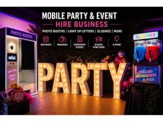ESTABLISHED MOBILE PARTY & EVENT HIRE BUSINESS – 13+ YEARS – $100K+ ASSETS
