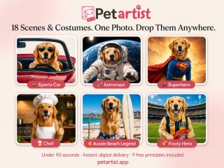 Online Pet Portrait Studio App - Highly Lucrative