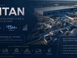 Vertically Integrated Demolition & Waste Processing Group | $22M+ Revenue | Strong Margins |