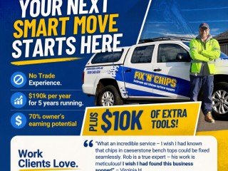 Successful surface repair franchise for sale in Melbourne East