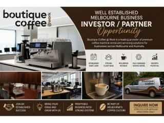 Coffee Business Partner Wanted Buy-In & Growth Opportunity