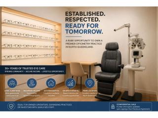 Established North QLD Optometry Clinic with Accommodation