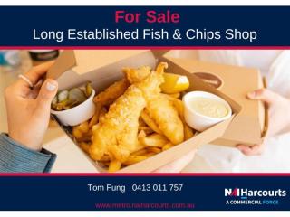 Long Established Fish and Chips Shop in Busy Shopping Centre