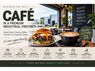 Established 5-Day Café Prime Industrial Precinct Location