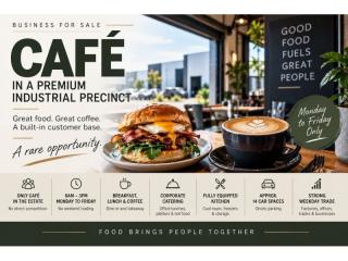 Established 5-Day Café Prime Industrial Precinct Location