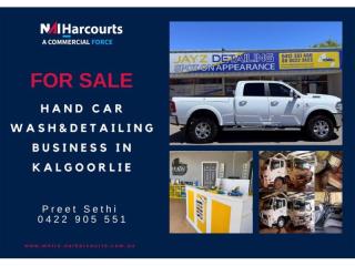 HAND CAR WASH & DETAILING BUSINESS IN KALGOORLIE