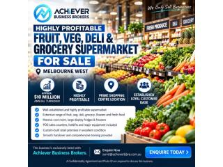 High-Turnover | Highly Profitable Fruit & Veg, Grocery Supermarket – Melbourne West