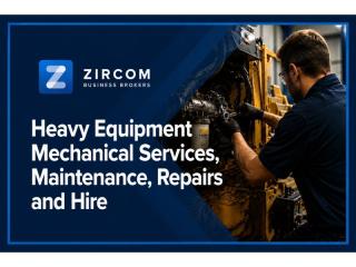 Heavy Equip Mechanical Services, Maintenance, Repairs, Hire