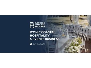 ICONIC COASTAL HOSPITALITY & EVENTS BUSINESS (VICTORIA’S SURF COAST) BFB4411
