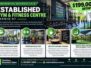 ESTABLISHED DARWIN GYM & FITNESS CENTRE