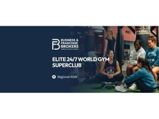 ELITE 24/7 WORLD GYM SUPERCLUB FOR SALE (REGIONAL NEW SOUTH WALES) BFB4835