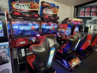 Arcade Games in Movie Foyer