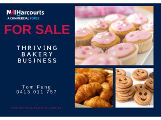 Thriving Bakery Business For Sale